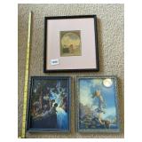 VTG FRAMED PRINTS, FIGURATIVE AND LANDSCAPE