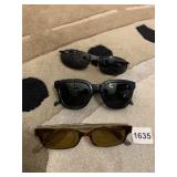 ASSORTED DESIGNER SUNGLASSES INCL FIFTY FIVE DSL
