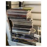 ASSORTED MUSIC CDS AND DVDS, INCLUDES TITLES BY