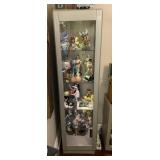 MODERN DISPLAY CABINET, WOOD CONSTRUCTION, GLASS