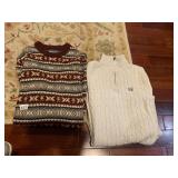 AMERICAN EAGLE FAIR ISLE KNIT SWEATER, CHAPS