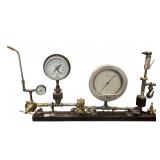 VINTAGE INDUSTRIAL STEAM-PUNK STYLE DISPLAY