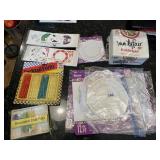 ASSORTED PARTY SUPPLIES INCL DECORATIVE FRUIT