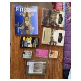 ASSORTED PITTSBURGH THEMED BOOKS, GUIDES, AND THE