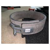 WEIGHTLIFTING LEVER BELT, SUEDE LEATHER