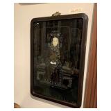 VINTAGE CHINESE REVERSE PAINTED GLASS PORTRAIT,