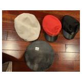 VINTAGE STYLE MARINER HATS W/ ANCHOR EMBLEMS,