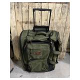 RUGGED GEAR ROLLING DUFFEL BAG, OLIVE GREEN,