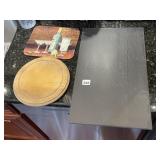 SLATE SERVING BOARD, WOOD BREAD BOARD, MARTINI