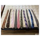 ASSORTED VTG NECKTIES (9) INCL LOONEY TUNES,