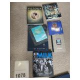ASSORTED HARDCOVER AND SOFTCOVER BOOKS INCL
