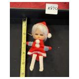 NAPCO VTG SANTA ELF ORNAMENT, FELT CLOTHING,