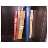 ASSORTED HARDCOVER BOOKS INCL STAGE MAKEUP,