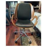 WHOLESALE INTERIORS INC. MCM STYLE OFFICE CHAIR,