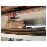 ASSORTED CARDBOARD BOXES AND PACKAGING MATERIALS.