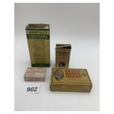 VINTAGE MEDICINE BOXES, WAMPOLE'S CREO-TERPIN,