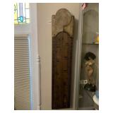 DECORATIVE WALL RULER, WOOD CONSTRUCTION,