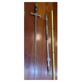 FRATERNAL SWORD BLACK GRIP W/ CROSS EMBLEM,