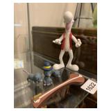 BONE VINTAGE FIGURE W/ ACCESSORIES, INCLUDES MICE