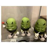 STRANGECO VINYL FIGURES, GREEN DEVIL CHARACTERS,