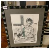 DAVE GARCIA ORIGINAL MIXED MEDIA ARTWORK,