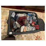ASSORTED WOOL BLEND SOCKS IN BLACK ZIPPERED