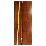 WALKING STICK, TWO-PIECE SCREW-TOGETHER WOODEN