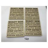 CERAMIC COASTERS (4) FEATURING PITTSBURGH