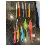 ASSORTED KITCHEN KNIFE SET, INCLUDES MIU LA