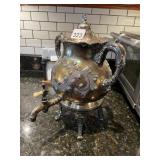 SILVER CITY PLATE CO. QUADRUPLE PLATE TEA URN,