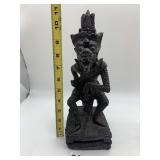 BALINESE HAND-CARVED WOOD FIGURE, MYTHOLOGICAL