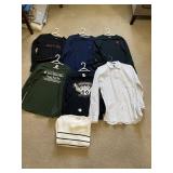 ASSORTED MENS SHIRTS AND SWEATER, INCLUDES J.