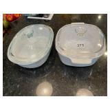 CORNINGWARE FRENCH WHITE STONEWARE CASSEROLE