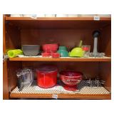 ASSORTED KITCHENWARE: OXO MEASURING PITCHER,