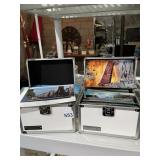 VAULTZ LOCKING STORAGE CASES (2) FILLED W/