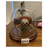 STEAMPUNK STYLE ART SCULPTURE, MIXED MEDIA, GLASS