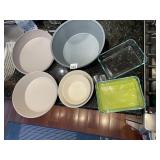 YUMI ECO SOLUTIONS BOWLS AND PYREX GLASS BAKING