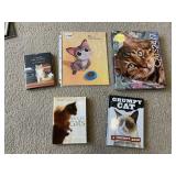 ASSORTED CAT-THEMED BOOKS, INCLUDES CATS 24/7,