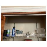 ASSORTED STORAGE BOXES, CABLE MANAGEMENT