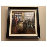 MICHAEL FLOHR 'RED DRESS' ENHANCED GICLEE CANVAS