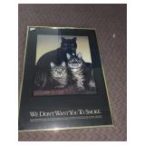 ART EXPLOSION FRAMED POSTER, WE DONT WANT YOU TO