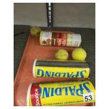 SPALDING TENNIS BALLS, CHAMPIONSHIP AND EXTRA