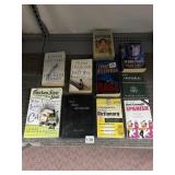 ASSORTED FICTION AND REFERENCE BOOKS (8), TITLES