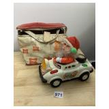 SON AI TOYS BATTERY-OPERATED SANTA IN CAR,