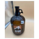 BOLD CITY BREWERY ONE GALLON GLASS GROWLER,