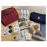 LAURA GELLER COSMETIC BAG, EON SANITIZING MIST