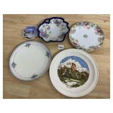 VTG PORCELAIN PLATES AND DISHES, BLARNEY CASTLE