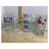 BUD LIGHT BEER MUG, LITE BEER MUG, RED DOG BEER