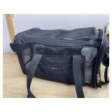 DELTA AIRLINES BRANDED PET CARRIER, BLACK NYLON,