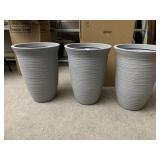 BETTER HOMES & GARDENS TERRENCE PLANTERS (3),